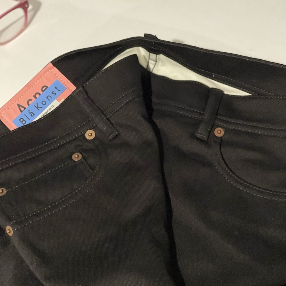 ACNE STUDIOS (NWT!) Blå Konst Blk Denim 38W